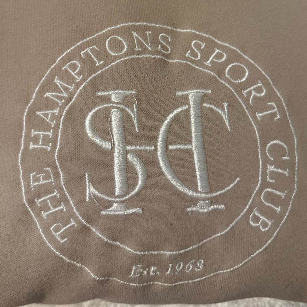 Beige Hamptons Sport Club Sweatshirt